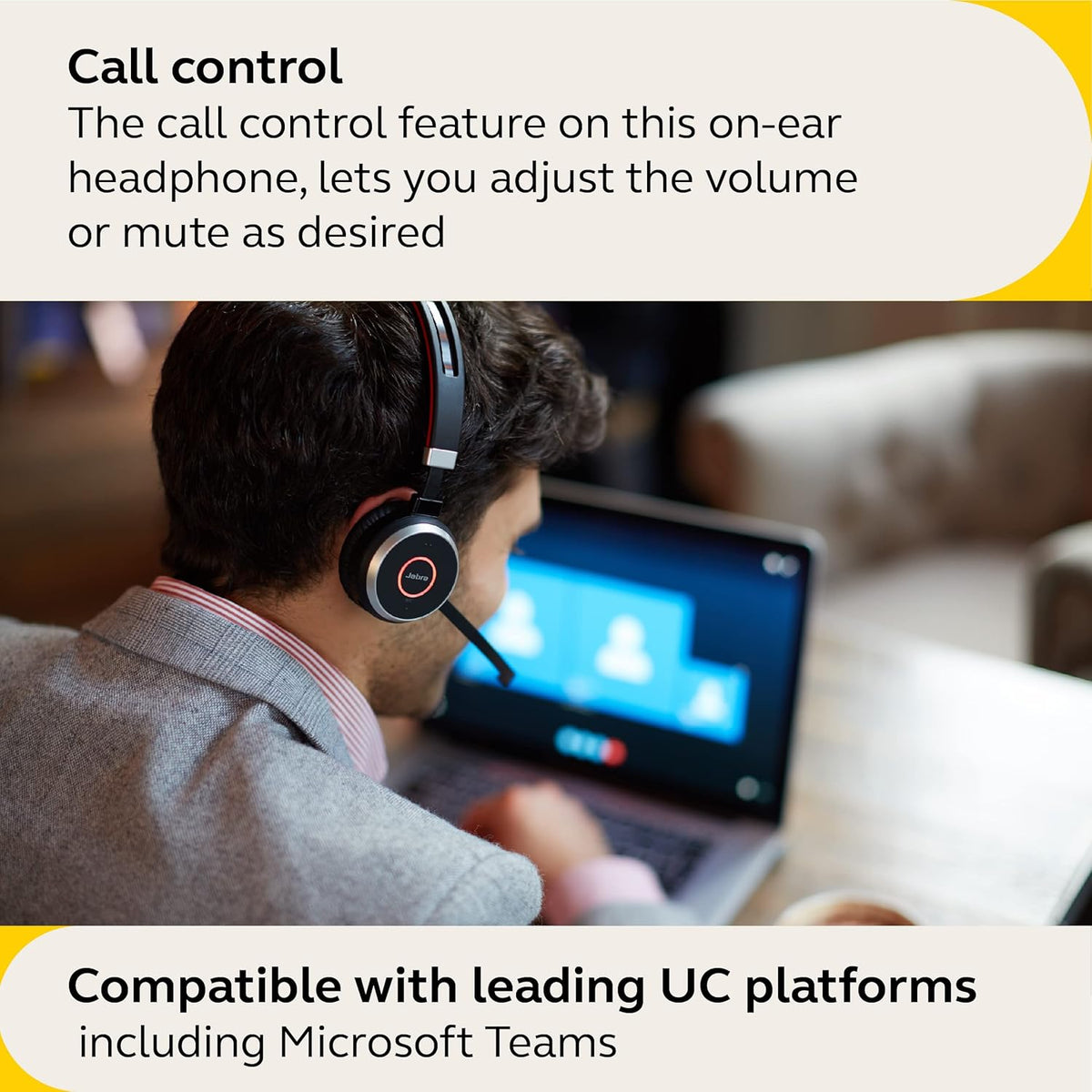 Jabra Evolve 65 TE Stereo USB -C/A