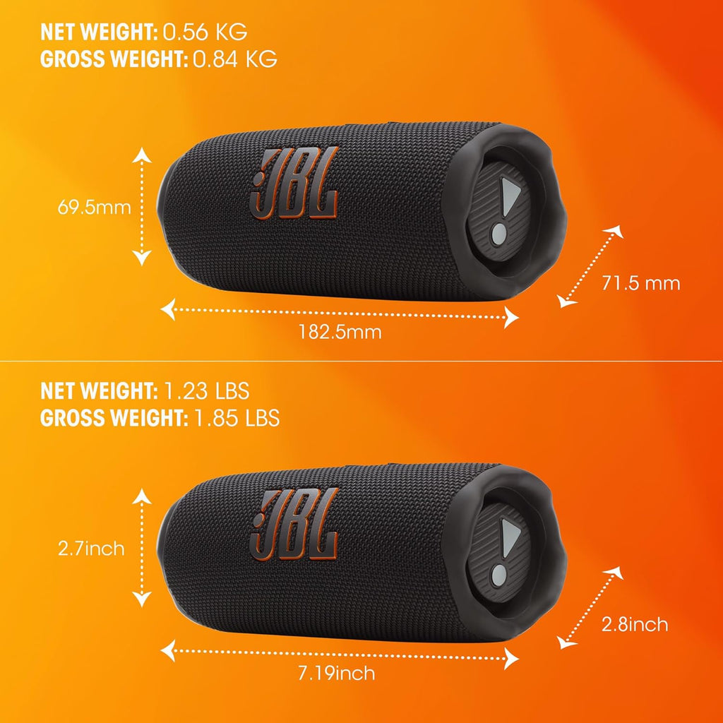 JBL Flip 7 Portable BT Speaker -Red